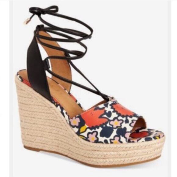 Coach Dana Espadrille Wedge Sandals - Picture 1 of 8
